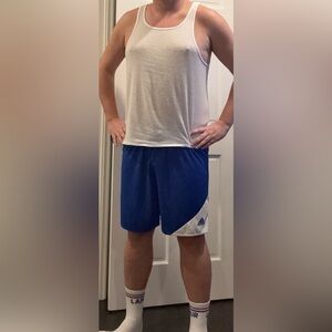 Mens Adidas XL Royal Blue Climalite Soccer Shorts Used in Great Condition.